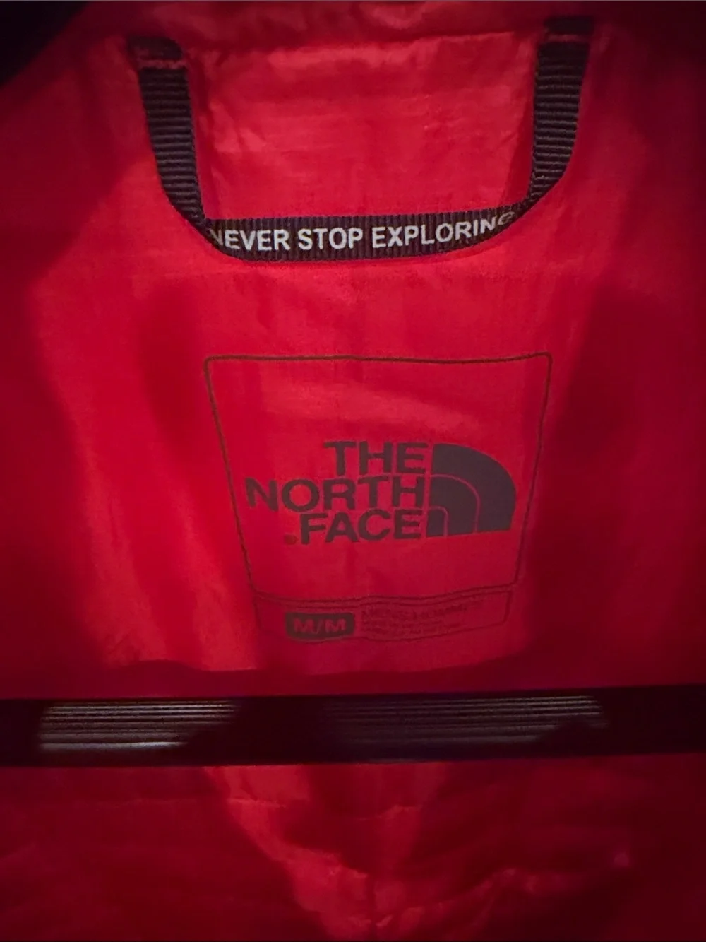 The North Face Red Quilted Vest